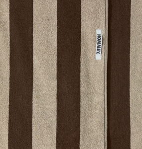 Hommey Beach Towel - Macchiato Stripes