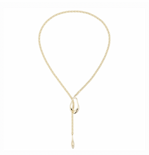 Load image into Gallery viewer, F+H Lariat Drop Necklace