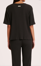 Load image into Gallery viewer, Nude Lucy Lounge Rib Tee - Coal