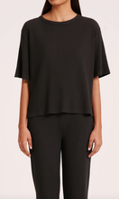 Load image into Gallery viewer, Nude Lucy Lounge Rib Tee - Coal