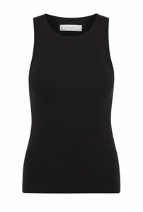 Nude Lucy Classic Knit Tank - Black