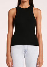 Load image into Gallery viewer, Nude Lucy Classic Knit Tank - Black