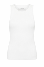 Load image into Gallery viewer, Nude Lucy Classic Knit Tank - White