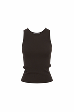 Load image into Gallery viewer, Rowie Avery Knit Tank - Dark Cocao