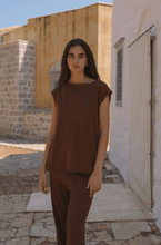 Load image into Gallery viewer, Arcaa Poppy Tie Side Top - Clay