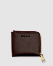Load image into Gallery viewer, Brie Leon Adie Zip Around Wallet - Chocolate