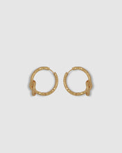 Load image into Gallery viewer, Brie Leon Knotted Huggies - Gold
