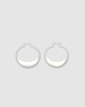 Load image into Gallery viewer, Brie Leon Maddox Hoops - Silver