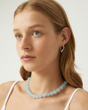 Load image into Gallery viewer, Brie Leon Knotted Mini Huggies - Silver