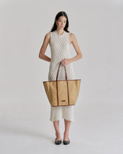 Load image into Gallery viewer, Brie Leon Ritual Large Tote - Natural/Saddle