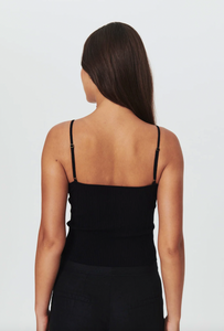 Rowie Liat Knit Singlet - Noir