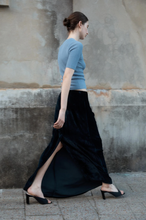 Load image into Gallery viewer, Rowie Robbie Silk Velvet Maxi Skirt