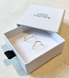 Saint Valentine Vera Wave Hoops - Gold