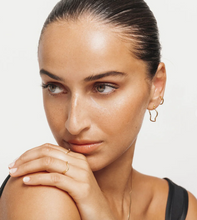 Load image into Gallery viewer, Saint Valentine Vera Wave Hoops - Gold