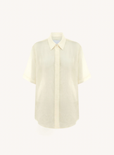 Load image into Gallery viewer, Rowie Faye Silk Oversized Shirt - Banana