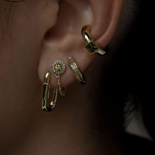 Load image into Gallery viewer, F+H Disengage Small Link Earrings