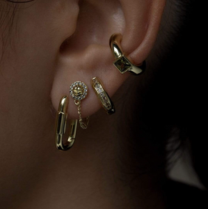 F+H Disengage Small Link Earrings