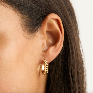 By Charlotte Intertwined Hoops Large