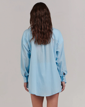 Load image into Gallery viewer, Charlie Holiday Maple Shirt - Sky Blue