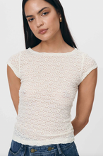 Load image into Gallery viewer, Rowie Galo Daisy Lace Tee