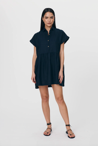 Rowie Gina Linen Mini Dress