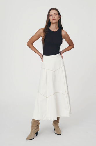 Rowie Paloma Organic Midi Skirt