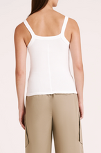Load image into Gallery viewer, Nude Lucy Classic Waffle Tank White