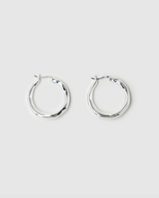 Load image into Gallery viewer, Brie Leon Organica Hoops Small - Silver