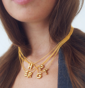 Avant Studio Bubble Letter Necklace