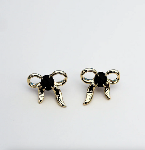 F+H Bow Stud Earrings