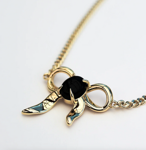 F+H Bow Choker Necklace