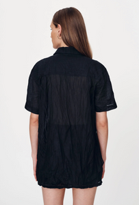 Rowie Mason Silk Shirt - Noir