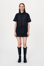 Load image into Gallery viewer, Rowie Mason Silk Shirt - Noir