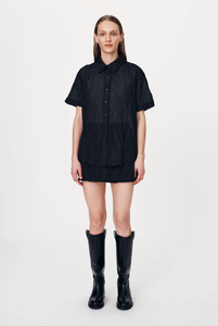 Rowie Mason Silk Shirt - Noir