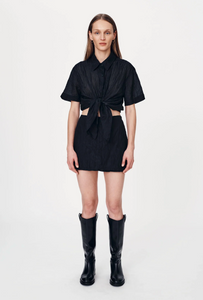 Rowie Mason Silk Shirt - Noir