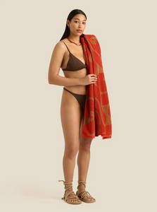 Soleil Soleil Wave Towel - Spice