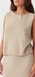 Arcaa Poppy Vest - Taupe