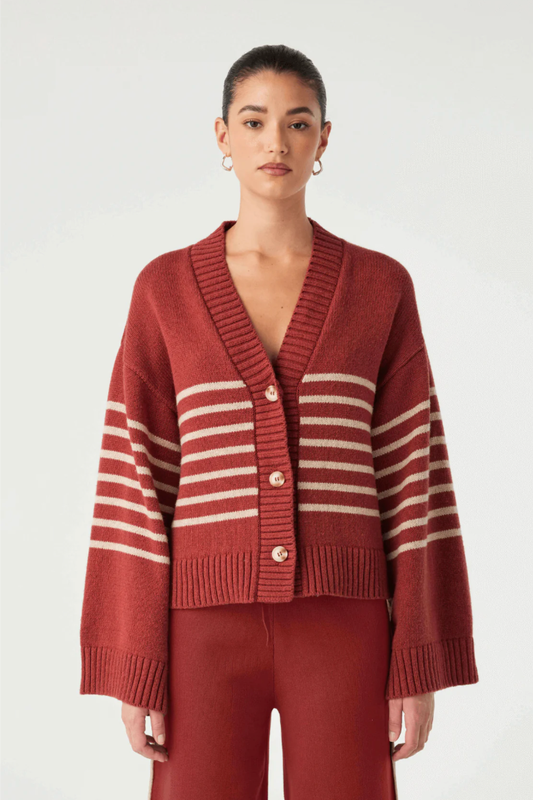 Arcaa Aiko Cardigan - Half Red