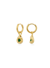 Load image into Gallery viewer, Avant Studio Mimi Earrings - Emerald