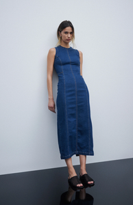 Nude Lucy Ida Denim Maxi Dress