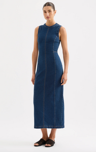 Nude Lucy Ida Denim Maxi Dress