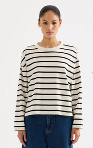 Nude Lucy Val Stripe LS Tee