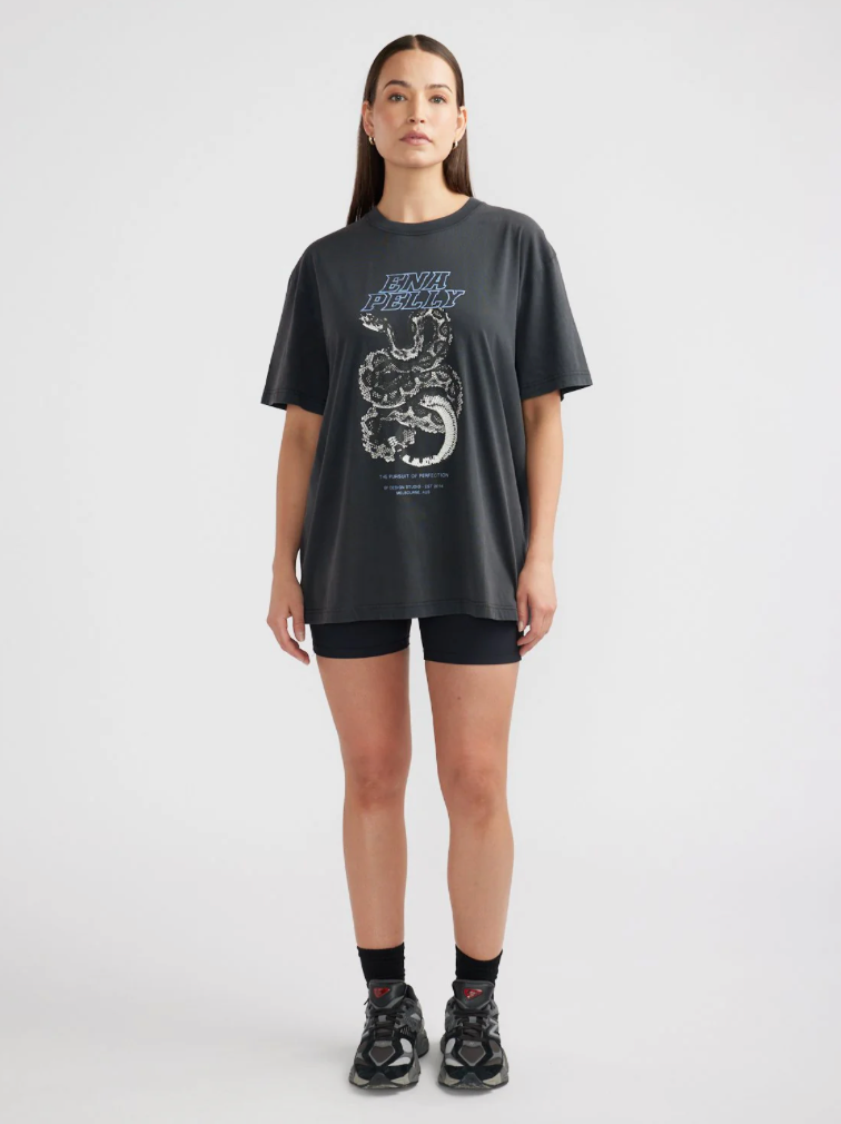 Ena Pelly Jessie Oversized Tee Python