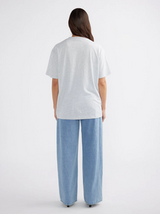 Ena Pelly Jessie Oversized Tee - Grey Marle