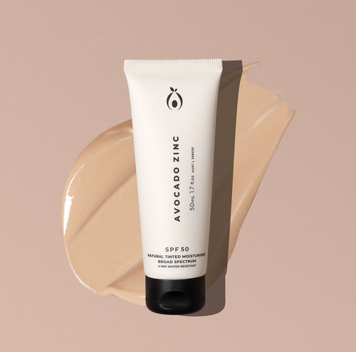 Avocado Zinc Natural Tinted Moisturiser- Light