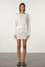 Load image into Gallery viewer, Zulu &amp; Zephyr White Crochet Knit Top