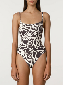 Zulu & Zephyr Paint Flower Reversible One Piece