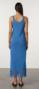 Zulu & Zephyr Crochet Knit Dress - Bright Blue