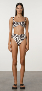 Zulu & Zephyr Paint Flower Balconette Bra Cup