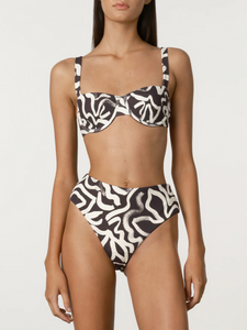 Zulu & Zephyr Paint Flower Balconette Bra Cup